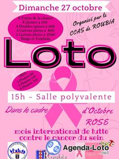 Photo du loto Loto en faveur d'Octobre Rose