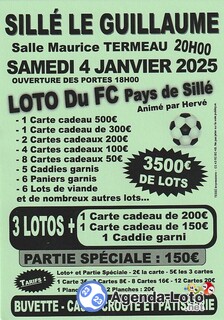 Photo du loto Loto fc pays de sille anim herve