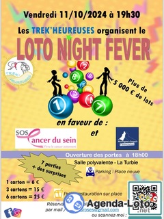 Photo du loto Loto festif des Trek’Heureuses