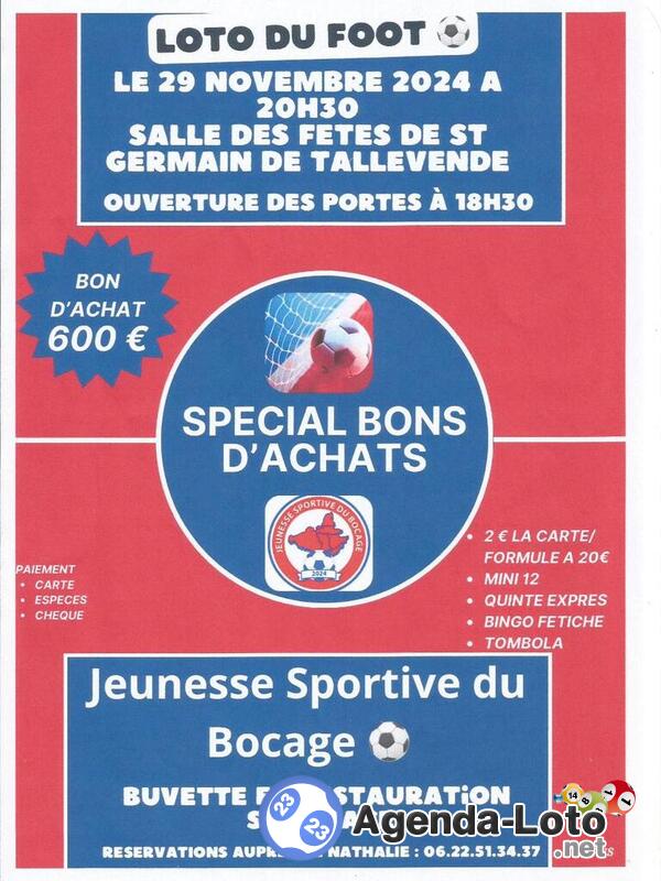 LOTO foot Jeunesse sportive du Bocage