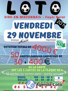 Photo du loto Loto foot vire lugny