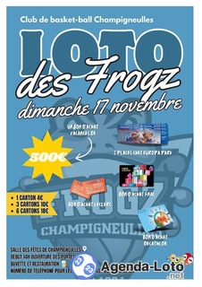 Photo du loto Loto des Frogz