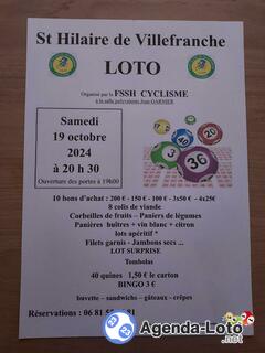 Photo du loto Loto FSSH Cyclisme