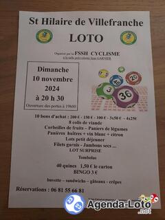 Photo du loto Loto FSSH Cyclisme