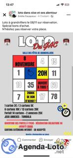 Photo du loto Loto gac foot