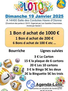 Photo du loto Loto des Gazelles chaumoises