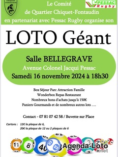 Photo du loto Loto géant