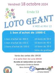 Photo du loto Loto Géant de l'ernéenne basket Animation Stéphane