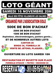 Photo du loto Loto geant la rochelle