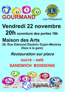 Photo du loto Loto Gourmand