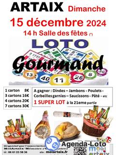 Photo du loto Loto Gourmand d'Artaix