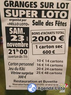 Photo du loto Loto granges