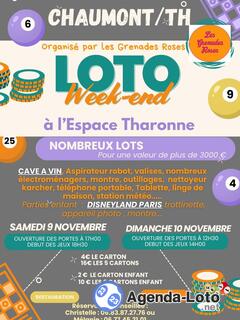 Photo du loto Loto des grenades roses