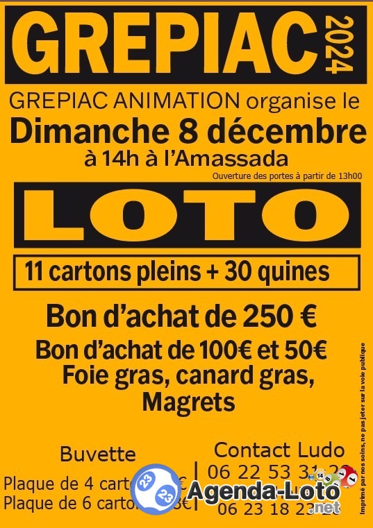 loto de Grepiac animation