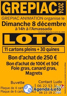 Photo du loto loto de Grepiac animation