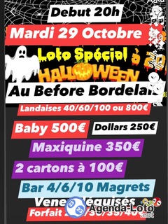 Photo du loto LOTO HALLOWEEN Forfait 20e cadeaux pour les sorcières