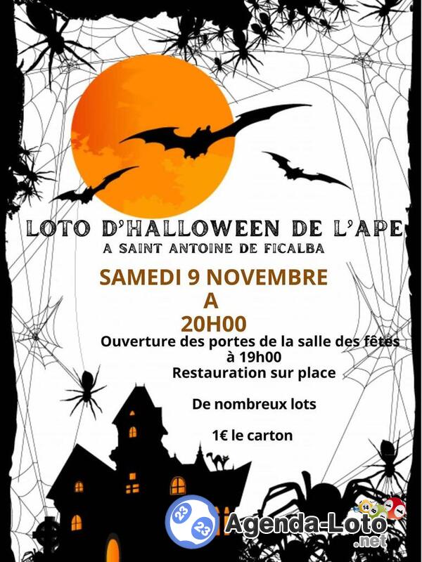 Loto d'Halloween de l'APE