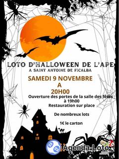 Photo du loto Loto d'Halloween de l'APE