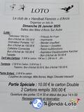 Photo Loto hand ball féminin à Arcis-sur-Aube