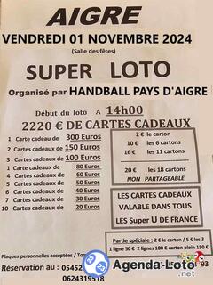 Photo du loto Loto Handball Aigre