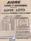 Loto handball pays d'aigre