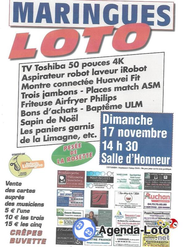 Loto harmonie les Enfants de la Limagne