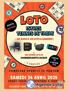 Photo du loto Loto d’Istres TT