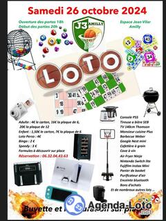 Photo du loto Loto J3 Basket Amilly