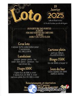 Photo du loto loto de janvier 2025