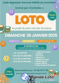 Photo du loto Loto judo club des Sorinières