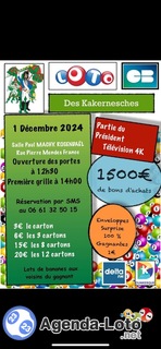 Photo du loto Loto des Kakernesches