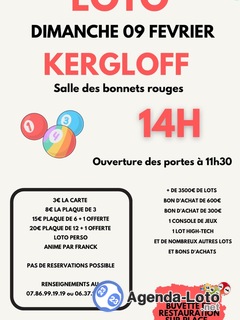 Photo du loto Loto kergloff -