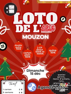 Photo du loto Loto de l’ABC Auch Basket Club