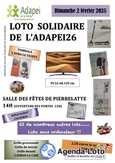 Photo du loto Loto de l'Adapei26