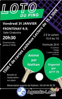 Photo du loto Loto de l'AFTT 79