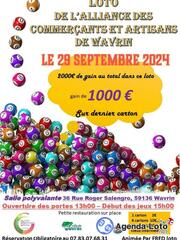 Photo du loto Loto de l'alliance des commerçants et artisans de Wavrin