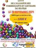 Loto de l'alliance des commerçants et artisans de Wavrin