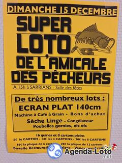 Photo du loto Loto de l amical des pecheurs