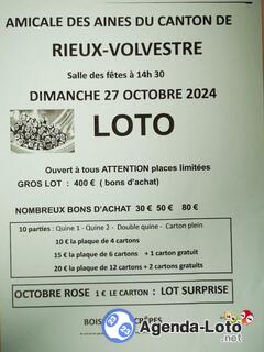 Photo du loto Loto de l'amicale des ainés