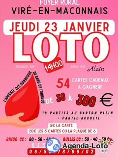 Photo du loto Loto de l amicale des donneurs de sang de tournus