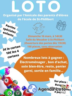 Photo du loto Loto de l’amicale de l’école publique