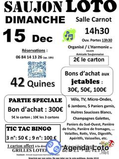 Photo du loto LOTO de l’Amicale Saujonnaise Harmonie de SAUJON