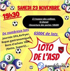 Photo du loto Loto de l'Amicale Sportive Donatienne