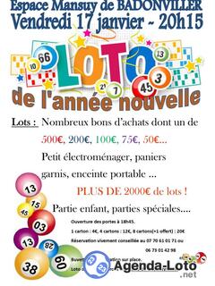 Photo du loto Loto de l'année nouvelle