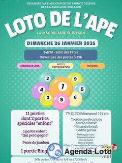 Photo du loto Loto de l'APE