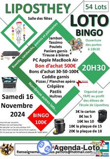 Photo du loto Loto de l’APE