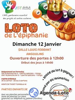 Photo du loto Loto de l'APE d'angoulins