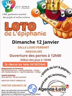 Photo du loto Loto de l'APE d'angoulins