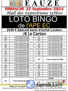 Photo du loto LOTO de l'APE (Association des parents d'élèves)