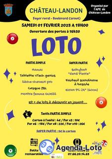 Photo du loto LOTO de l'APE de Château-Landon